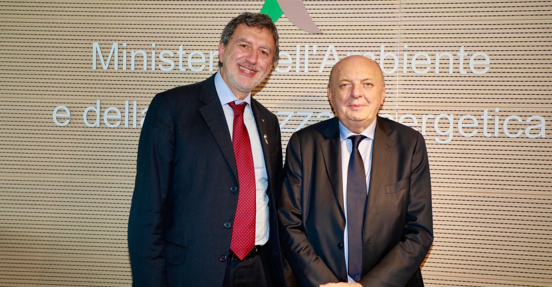 Marsilio con il ministro Pichetto Fratin