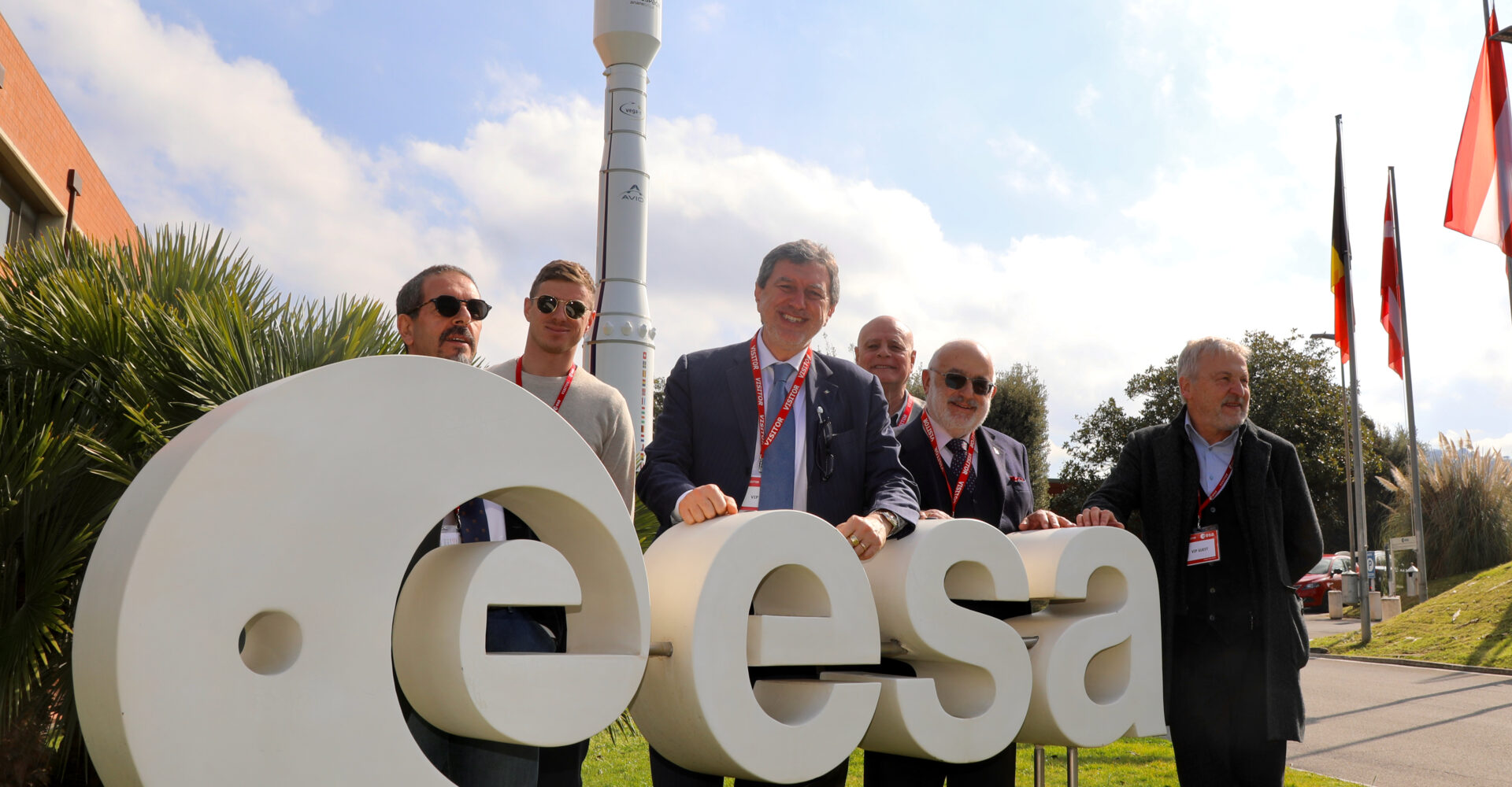 Marsilio in visita all'ESA